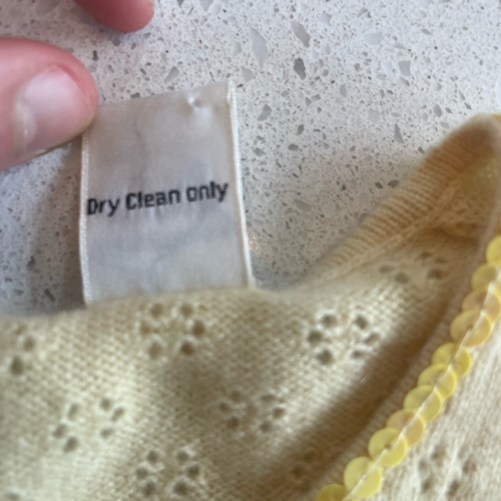 Yellow Barney's Short Sleeve Cardigan - Picture 7 of 8